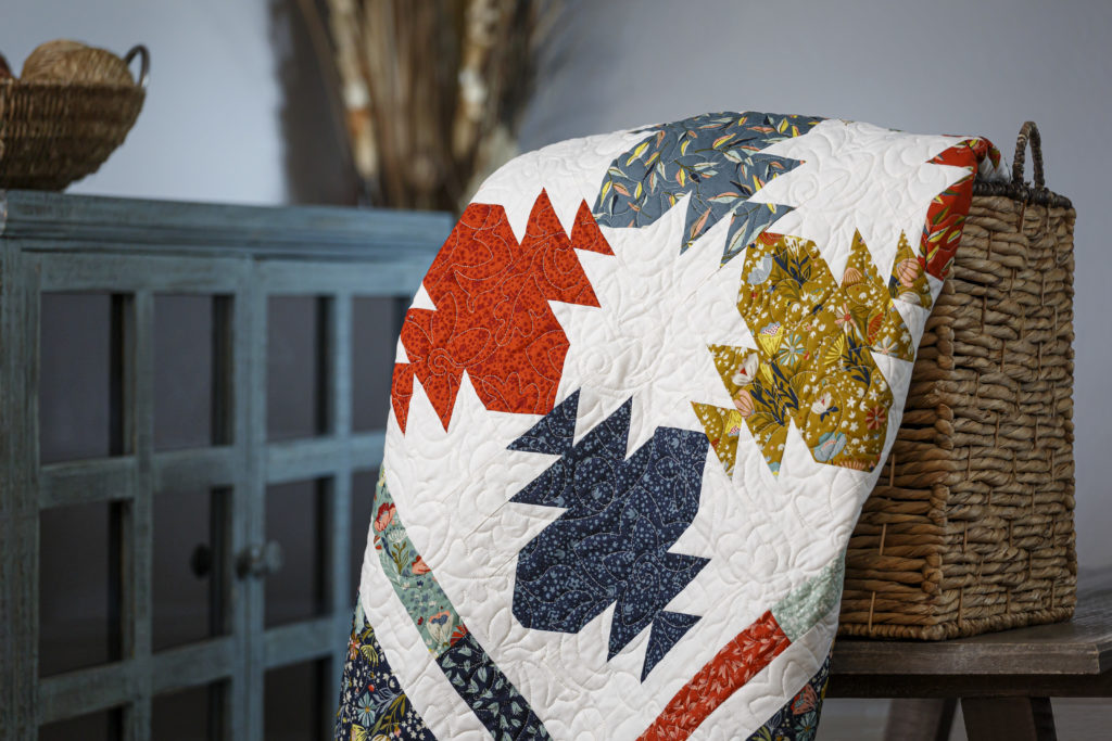Boho Blooms Quilt by Jenny Doan of the Missouri Star Quilt Co.
