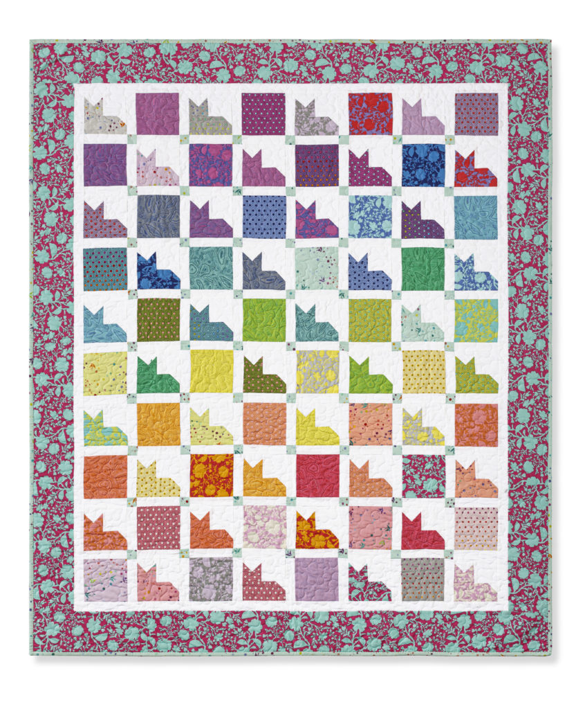 calico kitty quilt