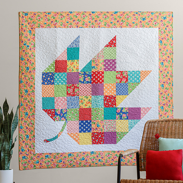 The Triple Play Lovely Leaves Quilt Tutorial from Missouri Star Quilt Co