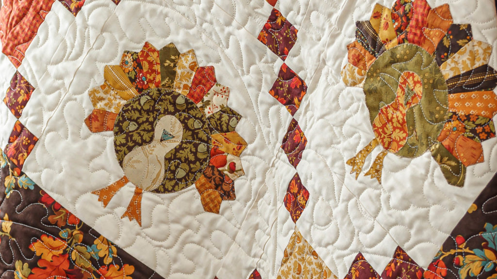 Turkey Trot Quilt by Jenny Doan of the Missouri Star Quilt Company.