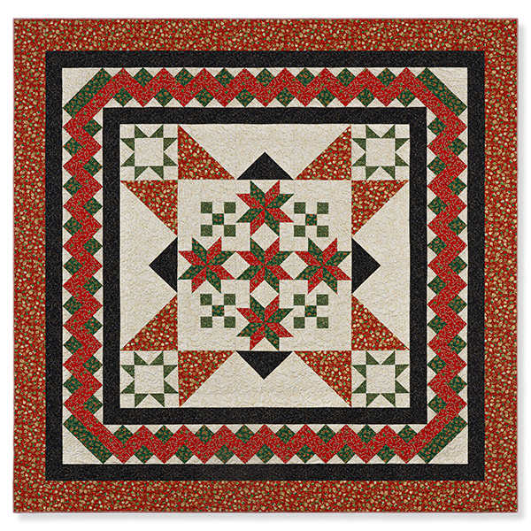 Sparkling Stars Triple Play by Jenny, Natalie, and Misty of the Missouri Star Quilt Company.