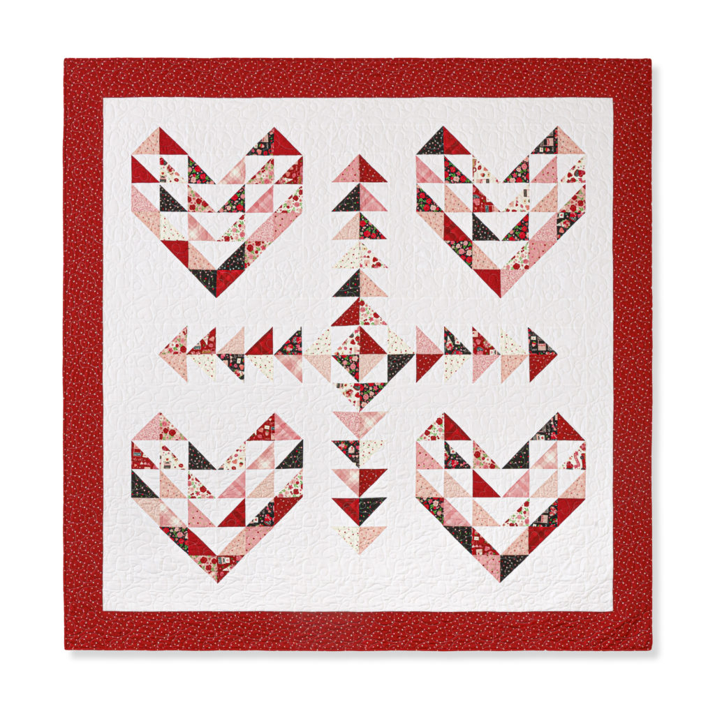 The Cross Your Heart quilt from Missouri Star Quilt Co.