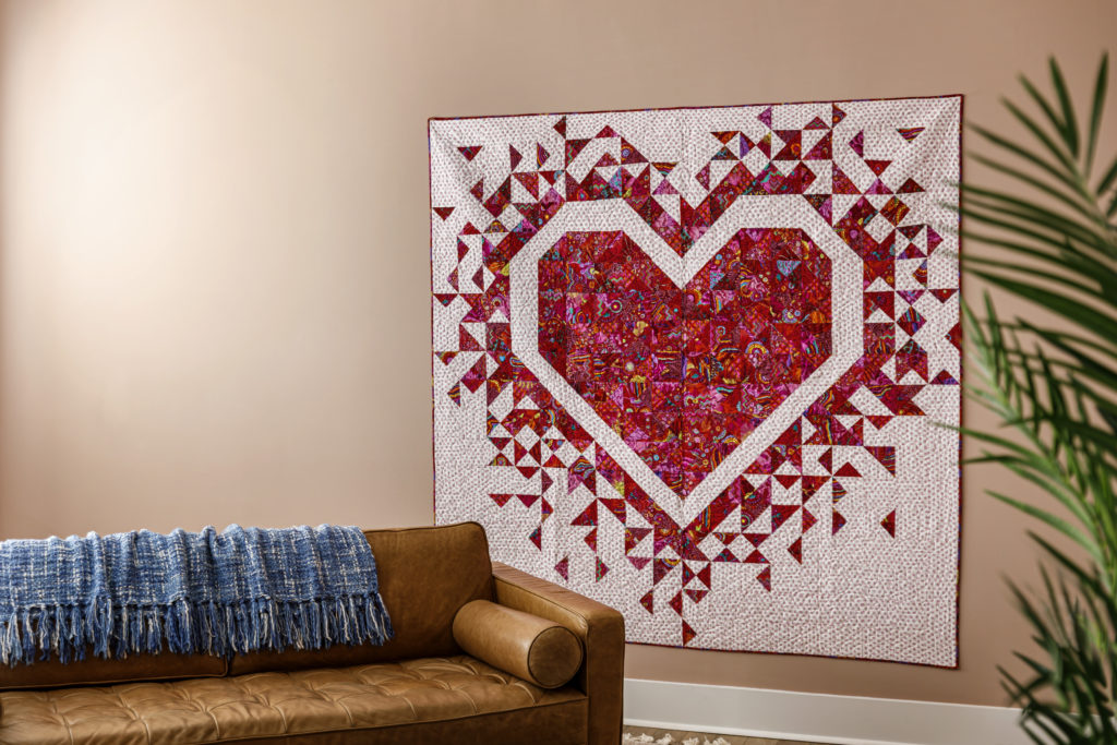 The Exploding Heart Kit Quilt Tutorial from Missouri Star Quilt Co.